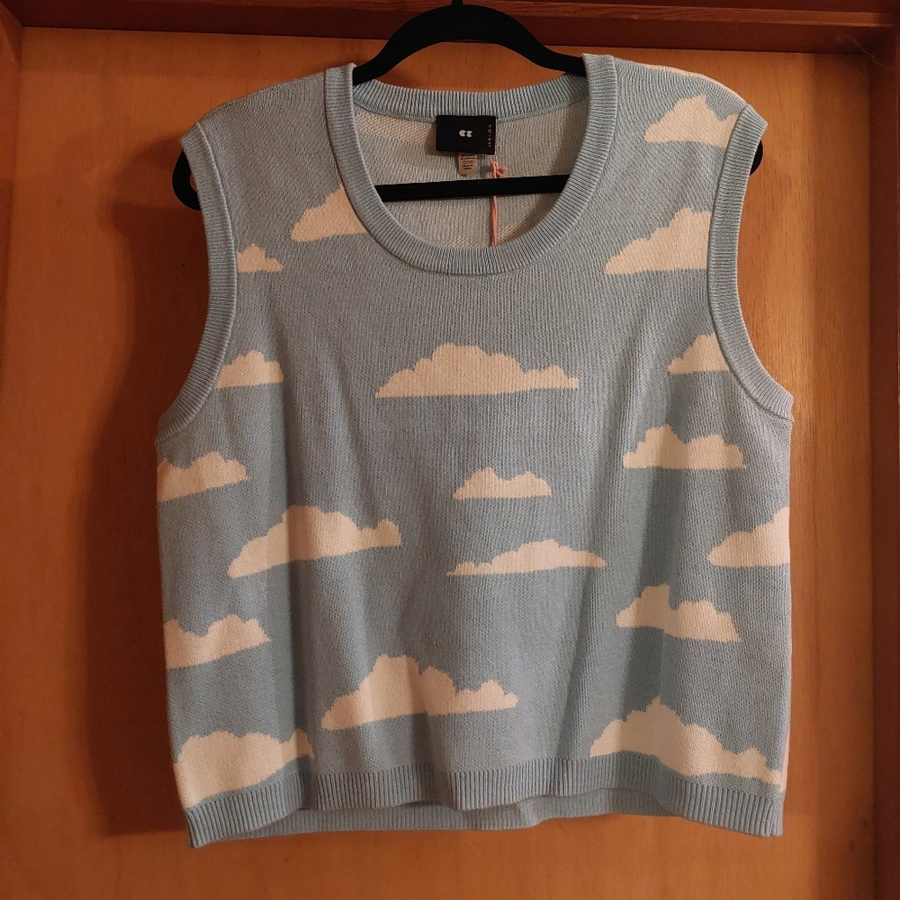 Lazy Oaf Cloud Sweater Vest